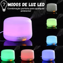 Umidificador Difusor Aromatizador com LED e Controle