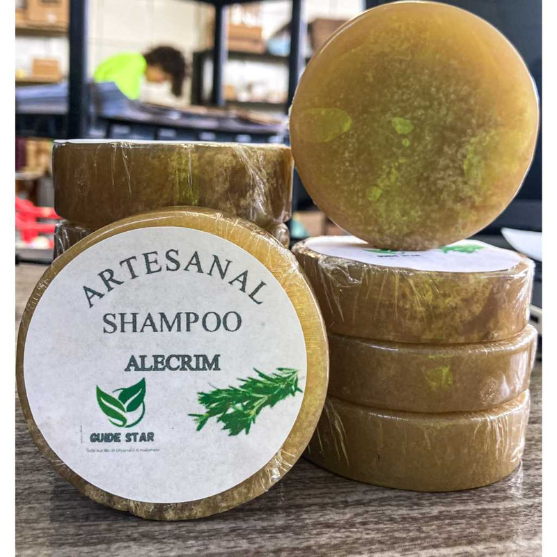 Shampoo Sólido de Alecrim Vegano Controle de Queda e Crescimento100